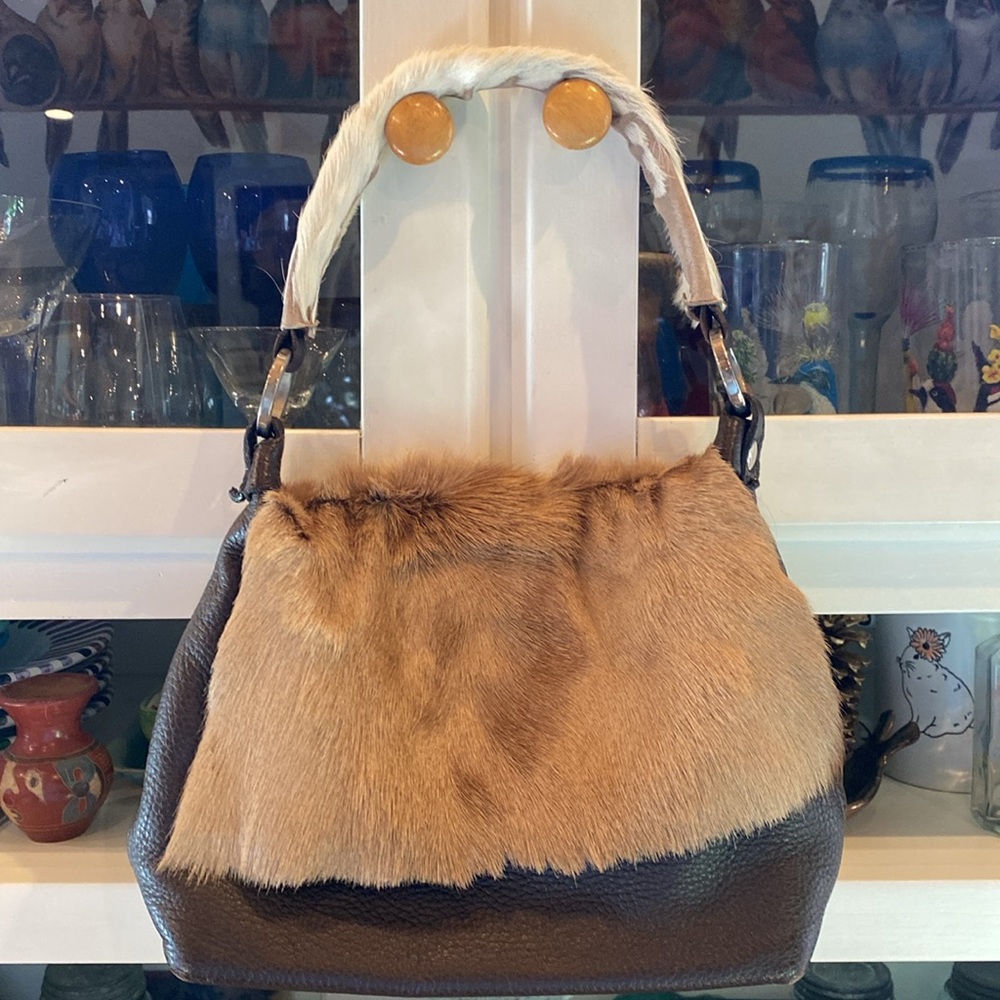 Stylish leather Italian bag